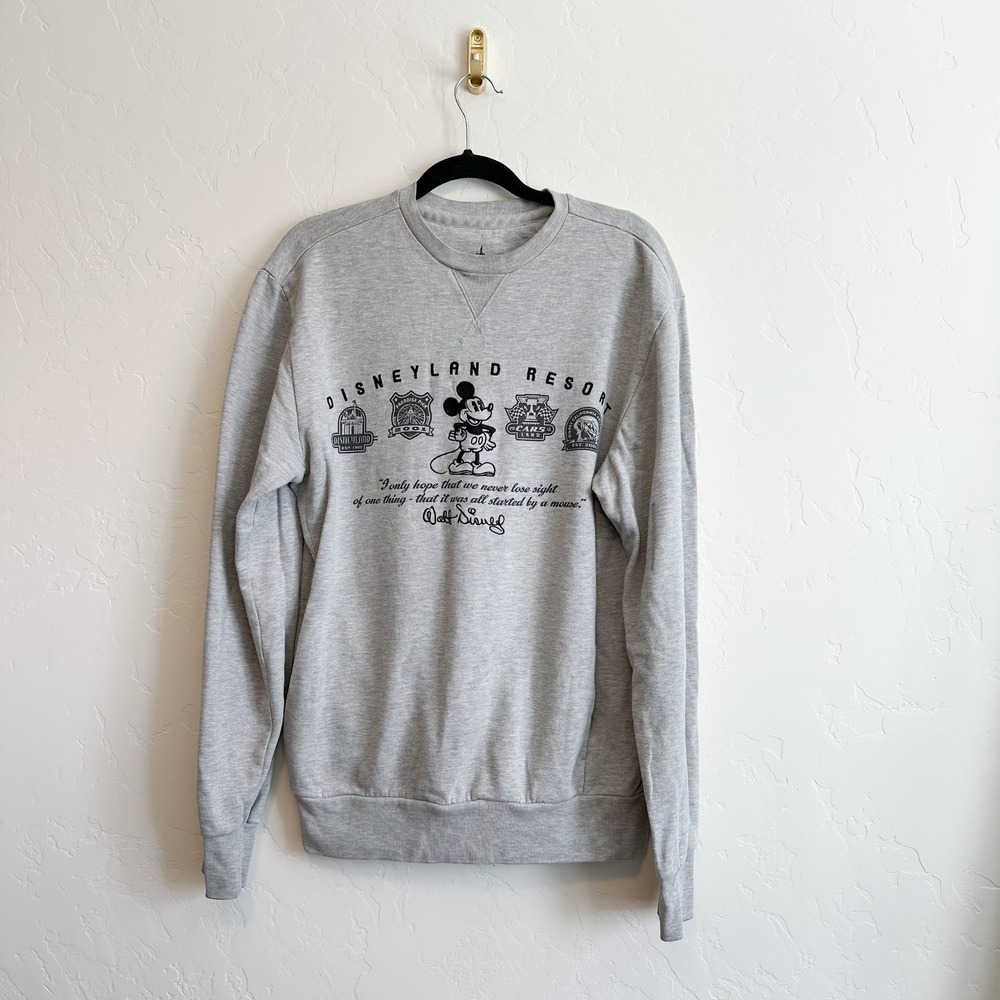 Disney‎ Parks | Disneyland Resort Mickey Mouse Cotton Blend Crewneck Sweatshirt